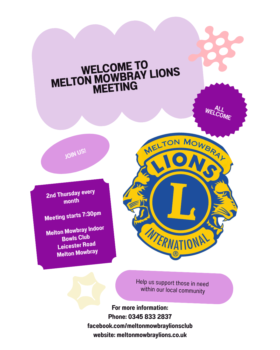 July-Oct-Jan Club Meetings