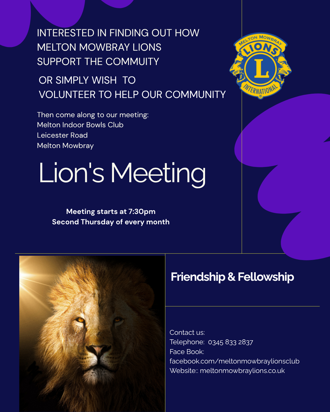 June-Sept-December-March Club meetings